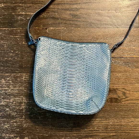 Byron New York Genuine Python Leather Crossbody - Picture 2 of 9